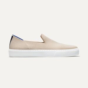 NEW Rothy’s The Original Slip On Sneaker in Sand Women’s Sz US 6.5